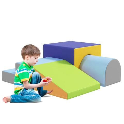 Rootz Soft Building Block Set - Foam Blocks - Kids Climbing Blocks - Safe & Easy to Clean - 150L x 50W x 39H cm