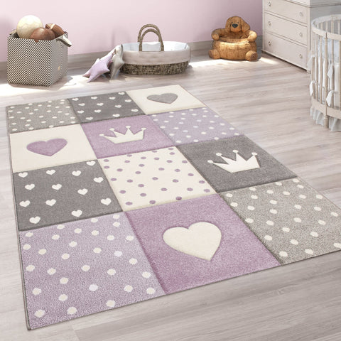 Children’s Rug – Soft & Durable – Fun Animal & Graphic Motifs – Easy Care
