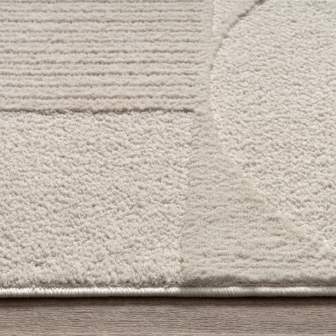 High-Pile Rug – Modern Geometric Pattern – Soft, Durable & Cozy – Easy Care