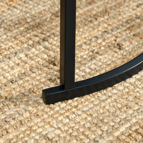 Rootz 2 Piece Side Table Set - Nestable Tables - Stackable Tables - Space-Saving Design - Ø60x46cm, Ø40x40cm