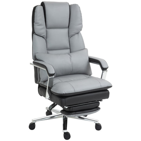 Rootz Office Chair - Gaming Chair - Executive Chair - Thick Foam Padding - PU Leather - 63cm x 71cm x 123-129cm