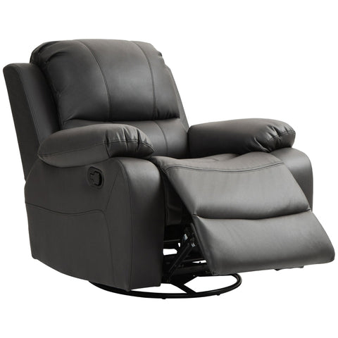 Rootz Relaxation Chair - TV Armchair - Recliner Chair - Padded Headrest - Adjustable Backrest - Fold-Out Footrest - 93cm x 100cm x 98cm