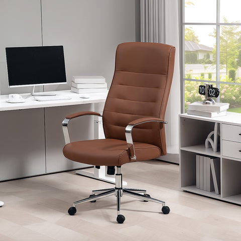 Rootz Office Chair - Ergonomic Seating - Adjustable Desk Chair - Foam Padding - 65x73x117-125cm - Optimizes Comfort & Style