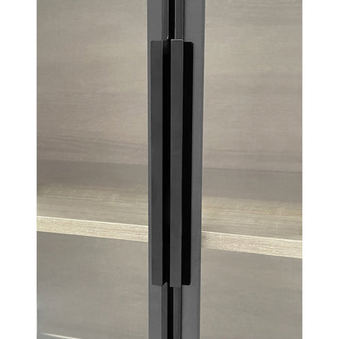 Rootz Bathroom Cabinet - Storage Unit - LED-Lit Cabinet - Modern Design - 74cm x 36cm x 155cm