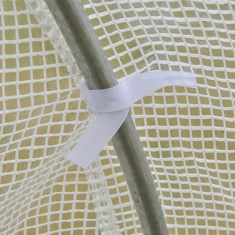 Rootz Garden Tunnel Greenhouse - Plant Shelter - UV Protection - Galvanized Steel - 3.5L x 3W x 2H m - High Density PE Tarpaulin