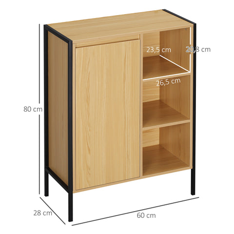 Rootz Bathroom Cabinet - Standing Cabinet - Storage Unit - Maximizes Space - 60 x 28 x 80 cm