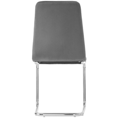 Rootz Cantilever Dining Chairs - Velvet Sitting Chairs - Ergonomic Seating - Optimal Back Support - 47cm x 48.5cm x 93cm