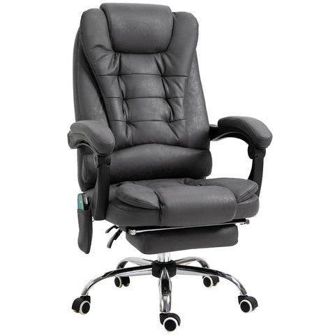 Rootz Massage Office Chair - Vibrating Chair - Heated Lumbar - Ergonomic Computer Chair - 65cm x 160cm x 104cm