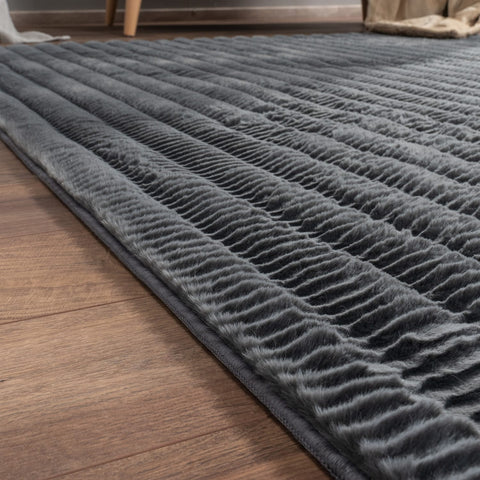 Soft Deep-Pile Rug – Modern Patterns – Durable, Easy Clean, 100% Polyester