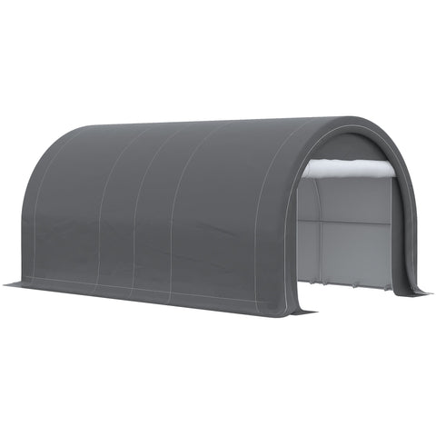 Rootz Waterproof Carport Garage - Storage Tent - UV Protection - Removable Side Walls - 5m x 3m x 2.4m - Galvanized Steel Frame
