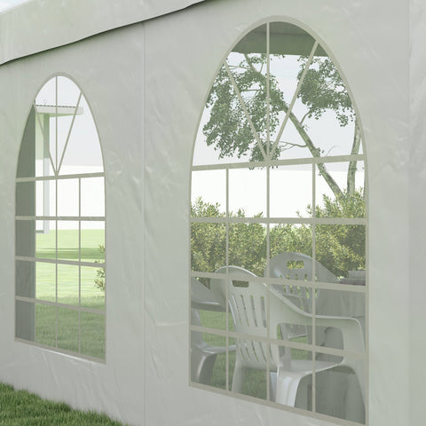 Rootz Reception Tent Pavilion - Tent Barnum - Roof Tent - Durable Materials - 500cm x 300cm x 285cm