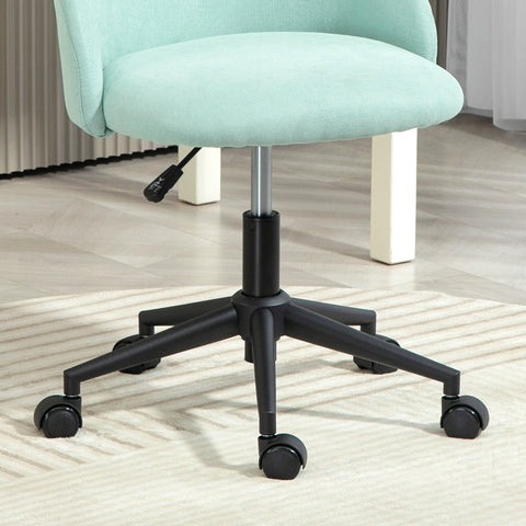 Rootz Office Chair - Desk Chair - Swivel Chair - Breathable Velvet - 56x59.5x66-75.5cm - 360° Rotation - Height Adjustable