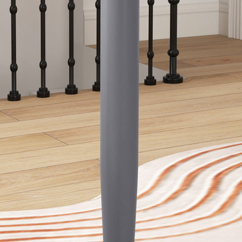 Rootz Round Dining Table - Dining Room Table - Kitchen Table - Steel Frame - Space Saving Design - 70 x 70 x 75 cm