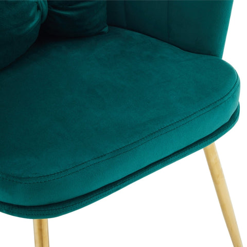 Rootz Velvet Chair Set - Elegant Seating - Sophisticated Chairs - Exceptional Comfort - 63cm x 58cm x 77cm