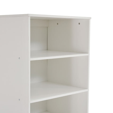 Rootz Bookcase with Drawer - Bookshelf - Storage Organizer - Silent Gliders - 60cm x 50cm x 120cm