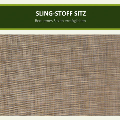 Rootz 3-Seater Swing Bench - Garden Swing - Patio Swing - Sunroof Protection - 196cm x 128cm x 172cm