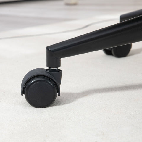 Rootz Ergonomic Office Chair - Swivel Chair - Adjustable Chair - Padded Comfort - 63x66x86-96cm - Grey Linen Cover