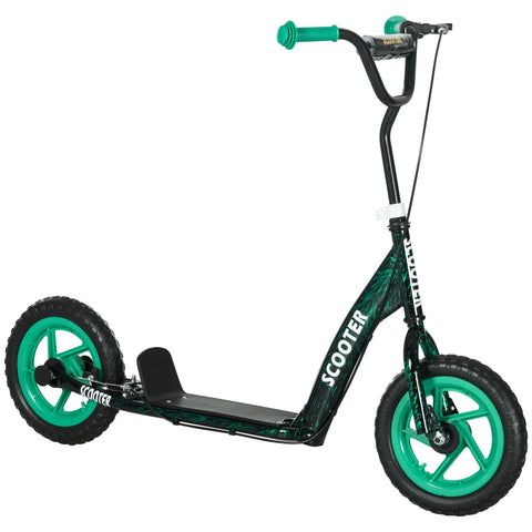 Rootz Trottinette Patinette Scooter - Kids Scooter - Adjustable Height - Safe Riding - 118cm x 52cm x 80-88cm - Green