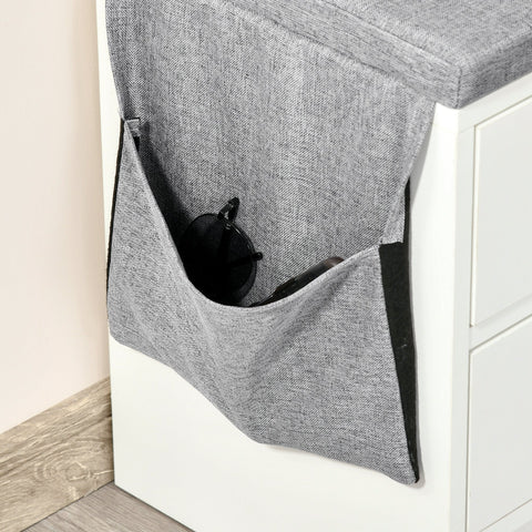 Rootz Shoe Bench Shoe Cabinet - Shoe Storage - Entryway Organizer - Comfortable Seat Cushion - 80.5cm x 30.5cm x 43.5cm