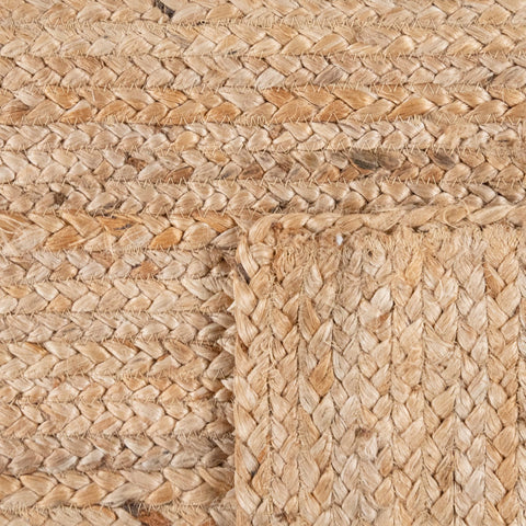Flatweave Jute Rug – Natural Fabric – Durable, Boho Design, Easy Care