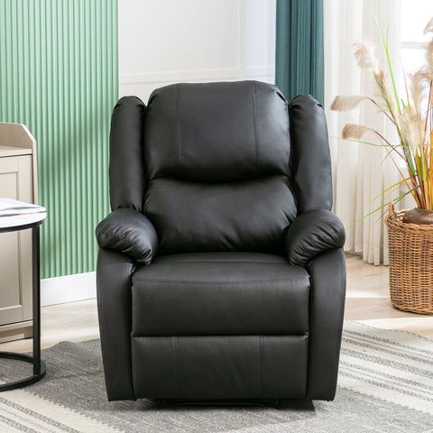 Rootz Recliner with Footrest - Armchair - Lounge Chair - Ultimate Comfort - 80cm x 90cm x 100cm
