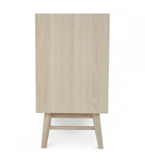 Rootz Sideboard - Storage Cabinet - Buffet Table - Timeless Design - Exceptional Durability - Ample Storage - White Oiled Oak - 42cm x 160cm x 79cm