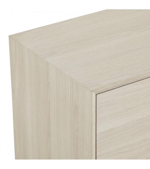 Rootz Sideboard - Storage Cabinet - Buffet Table - Timeless Design - Exceptional Durability - Ample Storage - White Oiled Oak - 42cm x 160cm x 79cm