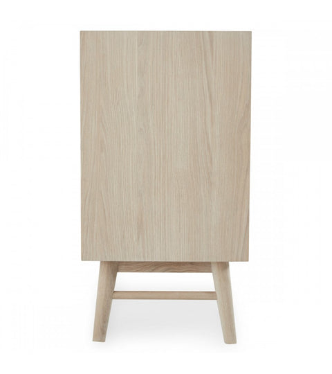 Rootz Sideboard - Storage Cabinet - Oak Credenza - Ample Storage - Superior Craftsmanship - Smooth Functionality - 34cm x 212cm x 60cm