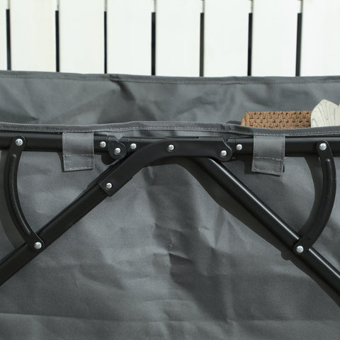 Rootz Garden Car - Transport Cart - Beach Wagon - 120kg Capacity - Foldable - Oxford Fabric - 160L - 100cm x 55cm x 56cm