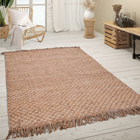 Jute Flatweave Rug – 100% Natural – Durable & Soft – Boho Style – Easy Care
