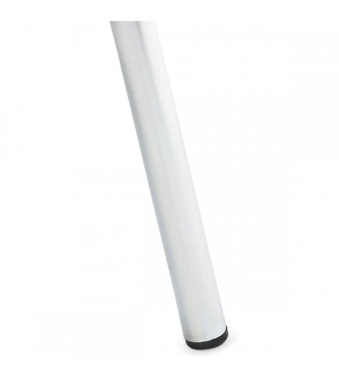 Rootz Dining Chair - Faux Leather Chair - Metal Leg Chair - Durable, Easy to Clean, Comfortable - 56cm x 54cm x 81cm