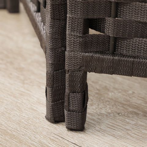 Rootz 6-Part Foldable Room Separator - Privacy Screen - Home Divider - Durable Polypropylene - 240cm x 1.6cm x 170cm