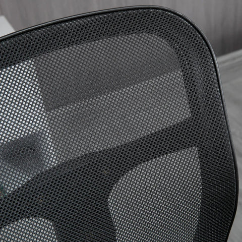 Rootz Office Chair - Drawing Chair - Desk Chair - Computer Chair - Including Footrest - Height Adjustable - Black - 59 x 59 x 115 cm