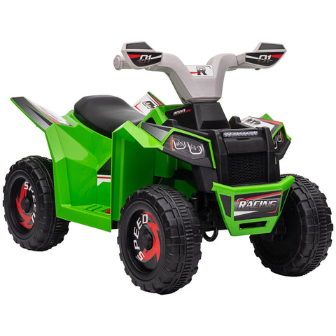 Rootz Kids Electrical Quad - Childrens Battery-operated ATV - Ride-On Vehicle - Realistic Driving - 70l x 41.5b x 48.5H cm Green