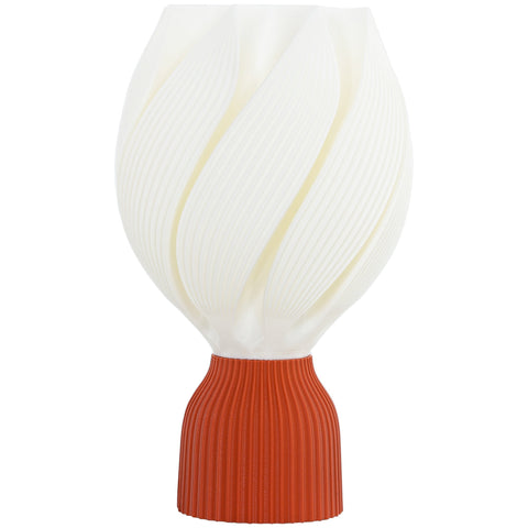 Rootz 3D Printed Lamp - Table Lamp - LED Lamp - Energy-Efficient - 16.5l x 16.5b x 28h cm - White
