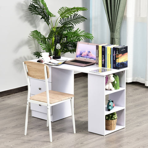 Rootz Multimedia Office Desk - Workstation - Study Table - Ample Storage - 120L x 49W x 72H cm