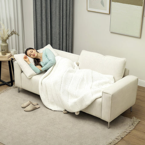 Rootz Modern 3-Seater Sofa - Soft Couch - Upholstered Sofa - Luxuriously Comfortable - 193cm x 77cm x 80cm