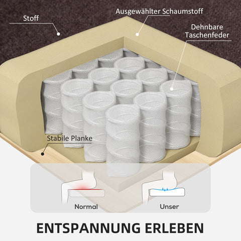Rootz Brown Relaxation Armchair - Reclining Stand-Up Chair - Adjustable Lift Chairs - USB Connection - 98cm x 82cm x 106cm