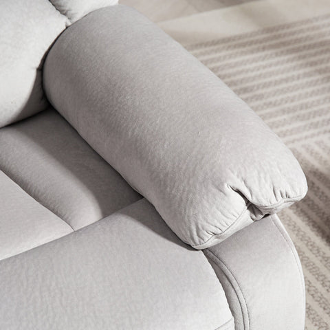 Rootz Up Armchair with Massage Function - Recliner Chair - Comfort Seating - 8 Massage Points - 90x93x110cm Grey