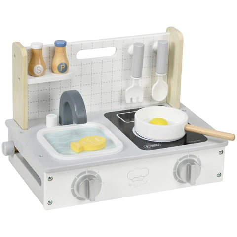 Rootz Children's Kitchen Set - Toy Kitchen Set - Play Kitchen - Encourages Imagination - Gift Box - Child-Friendly Materials - 36cm x 21.5cm x 25cm