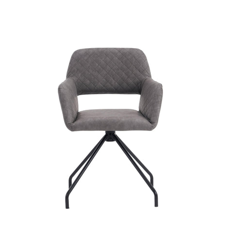 Rootz Makeup Chairs Set - Salon Chairs - Beauty Stools - Ergonomic Comfort - Faux Leather - 58x55.88x79cm