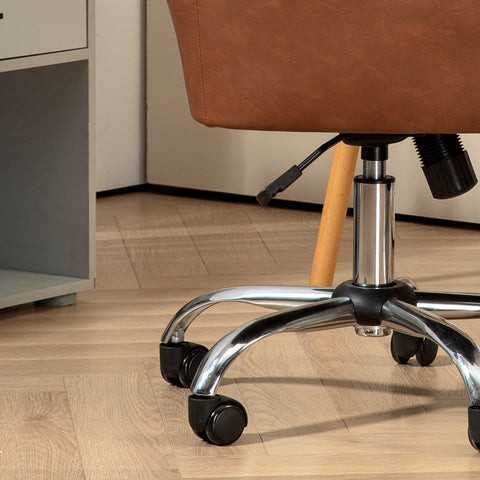 Rootz Rotatable Office Chair - Swivel Chair - Adjustable Seat - High Comfort - 56cm x 56cm x 87-97cm