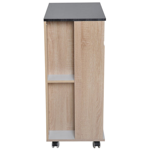 Rootz Kitchen Trolley - Serving Cart - Multifunctional Trolley - Ample Storage - 78cm x 39.5cm x 88.5cm
