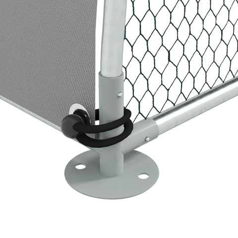 Rootz Large Chicken Enclosure - Chicken Coop - Animal Pen - UV-Resistant Roof - 3.04m x 1.9m x 2.2m - Protects from Predators