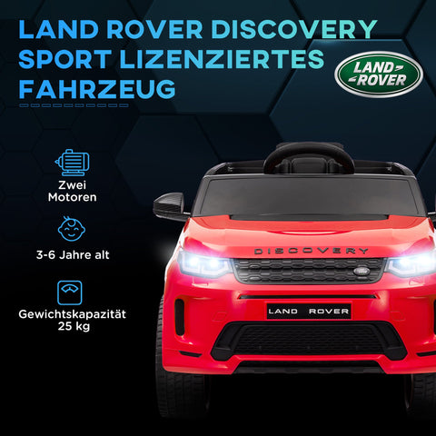 Rootz Children's Electric Car - Kid's Vehicle - Ride-On Toy - Remote Control - Safe Adventure - 106cm x 65.5cm x 51cm - Red