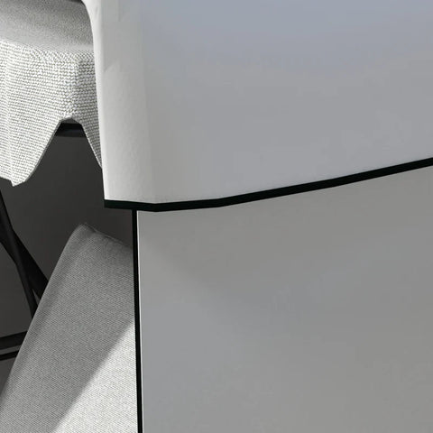 Rootz Tuinmeubelhoes - Tuinmeubilair - Beschermhoes - Weerbestendig - PE-coating - Groen - 215L x 155W x 150H cm