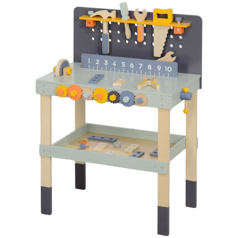 Rootz Children's Workbench Playset - Kids Tool Bench - Role Play Set - Boosts Fine Motor Skills - 58cm x 31cm x 77.5cm