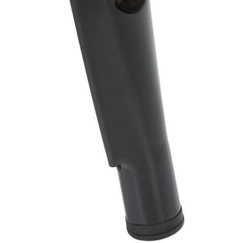 Rootz Set of 4 Industrial Stackable Bar Stools - Metal Chairs - Loft Style Seating - Footrest Comfort - 43cm x 43cm x 76cm