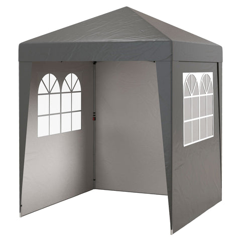 Rootz Pavilion Gazebo - Foldable Tent - Pop-Up Shelter - UV Protection - 202cm x 202cm x 261cm - Ideal for Outdoor Events
