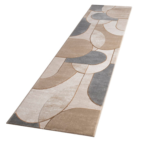 Geometric & Botanical Pattern Rug – Soft, Durable Short Pile – Elegant Design